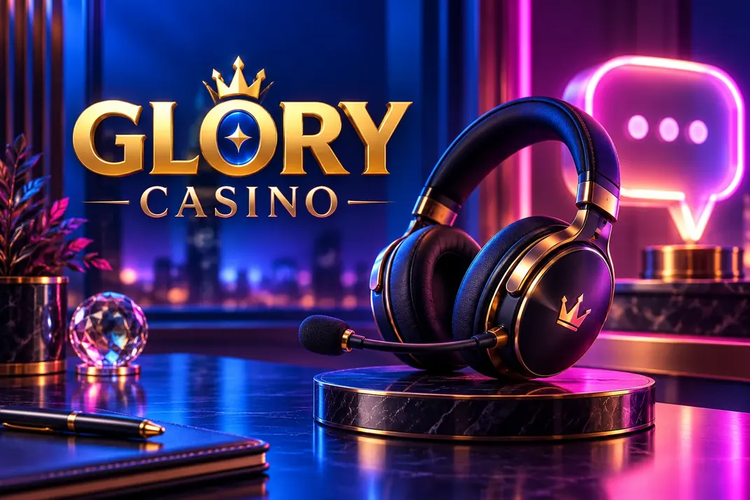 Ilustración: soporte de Glory Casino